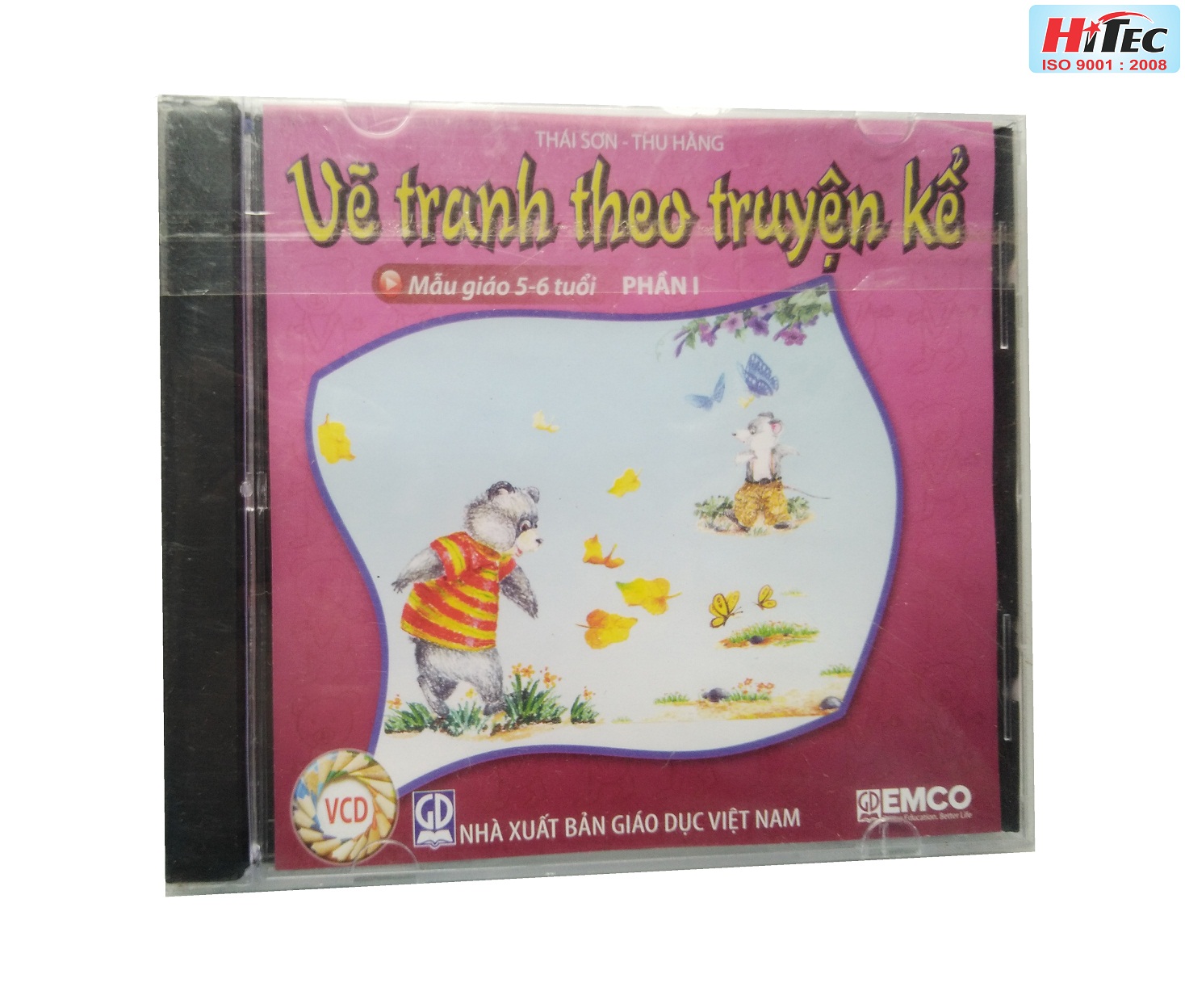 Bộ đĩa VCD vẽ tranh theo truyện kể (5-6 tuổi)